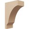 Ekena Millwork 4"W x 8"D x 12"H Classic Moab Rough Cedar Woodgrain TimberThane Corbel, Primed Tan CORUR04X08X12MOARCPR - alternate 1